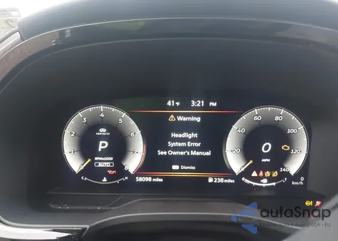 2022 Infiniti Qx60 Luxe Awd z USA, uszkodzony, nr VIN 5N1DL1FS3NC338226